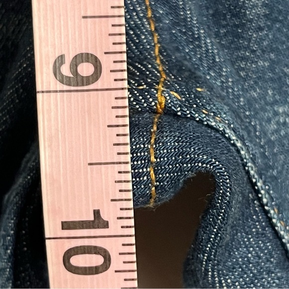 Levi's 514 Jeans Men's W28xL30 Blue Dark Wash Mid Rise Classic Fit Straight Leg - Picture 13 of 14